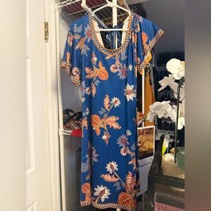 Floral Blue Dress